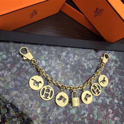 hermes charm bag chain